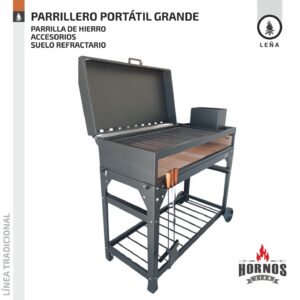 Parrillero Portátil Grande