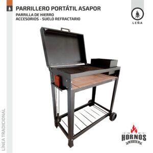 Parrillero Portátil "Asapor"