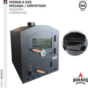 Horno a Gas Chico - Empotrar o Mesada - Línea Innova