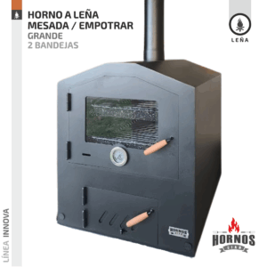 HORNO A LEÑA  - EMPOTRAR / MESADA - LÍNEA INNOVA